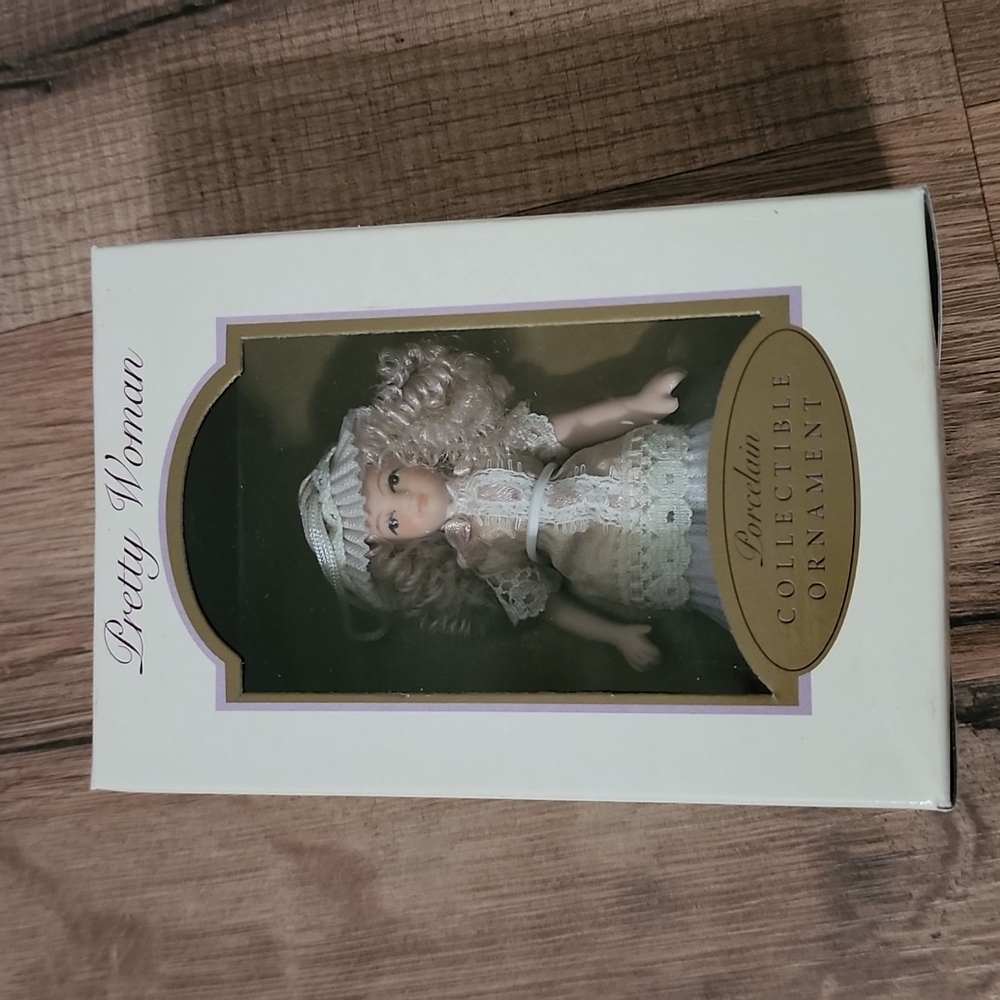 Pretty Woman Porcelain Collectible Ornament